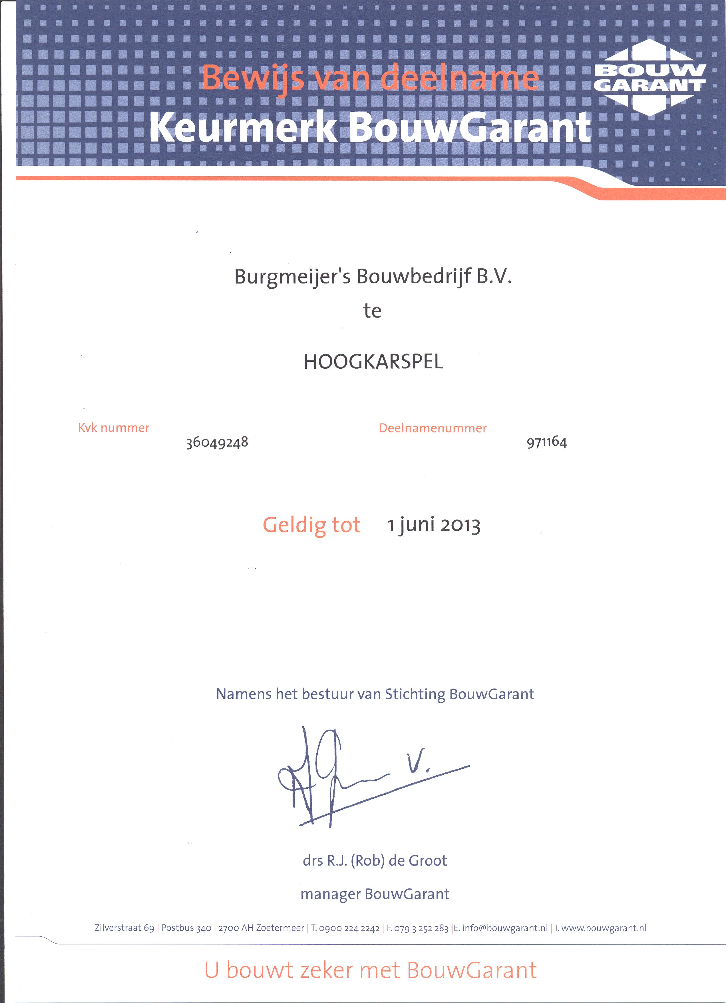 Bouwgarant-certificaat-2012-2013